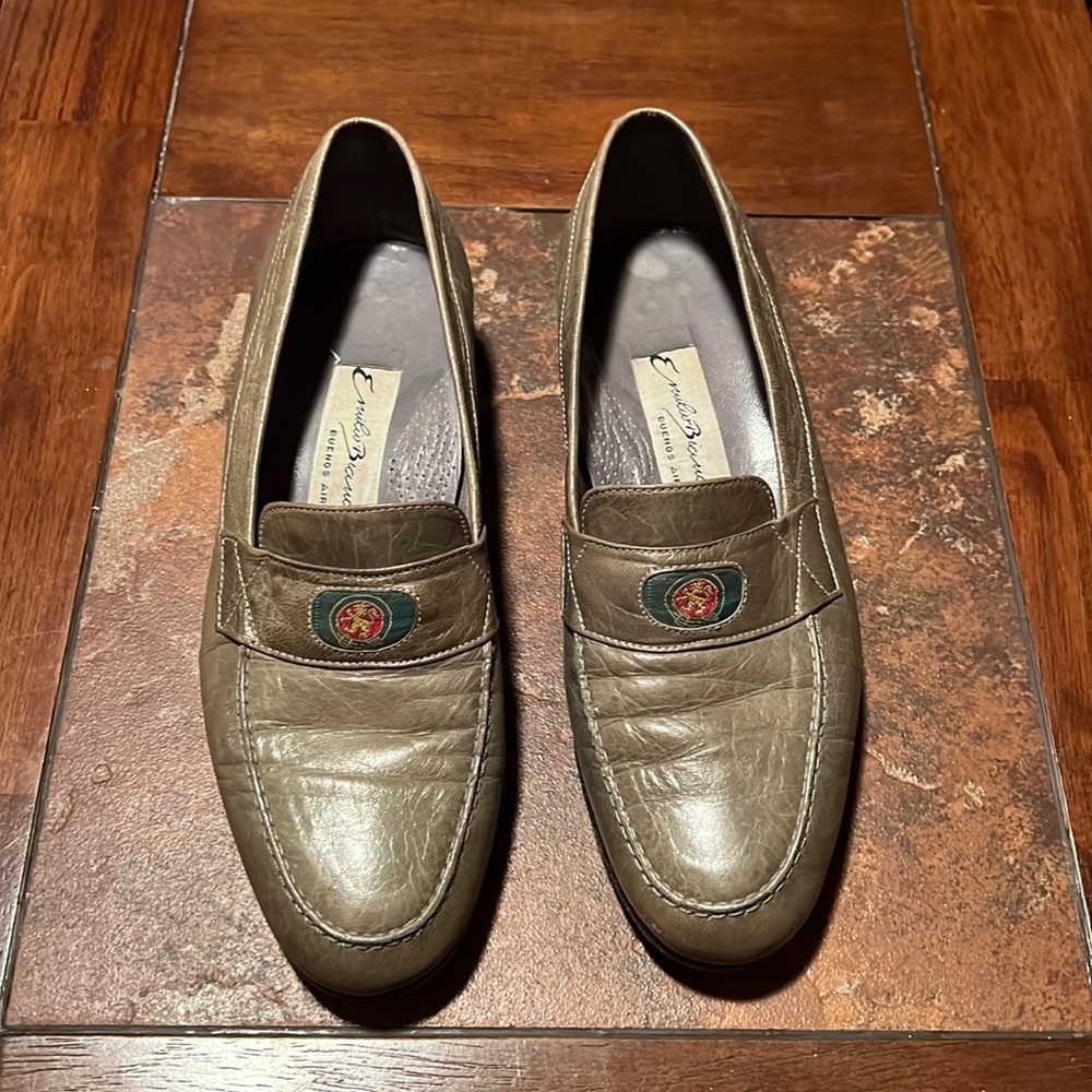 Emilio Bianca soft leather loafers